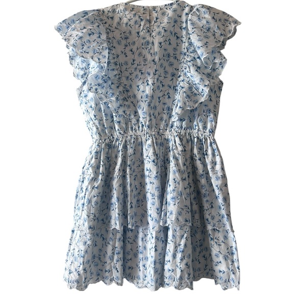 Simply Southern - NWT Blue & White Floral Mini Dress Size Medium - Picture 7 of 12